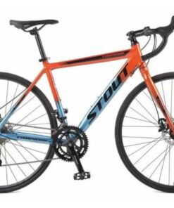 Xe đạp đua STOUT màu xanh cam