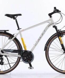 xe đạp Calli H3000 trắng vàng