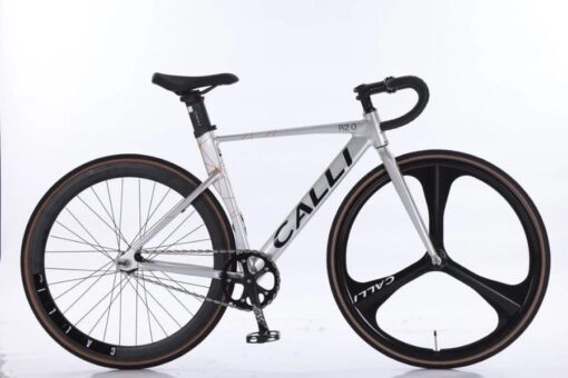 xe đạp fixed gear calli R2.0 FX màu bạc