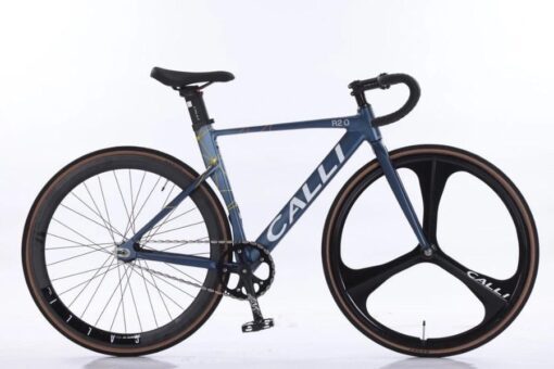 xe đạp fixed gear calli R2.0 FX màu xanh