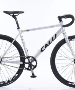Xe đạp Fixed gear Calli F3000, giá rẻ chất lượng cao 24 xe đạp fixgear calli F3000 màu bạc
