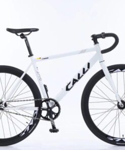 Xe đạp Fixed gear Calli F3000, giá rẻ chất lượng cao 21 xe đạp fixgear calli F3000 màu trắng