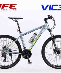 Xe đạp địa hình Life VIC3 phanh dầu giảm giá 399K 22 Xe đạp Life Vic3 Màu Ghi Vàng