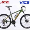 Xe đạp địa hình Life VIC3 phanh dầu giảm giá 399K 69 Xe đạp Life Vic3 Màu Xanh Lục Bảo