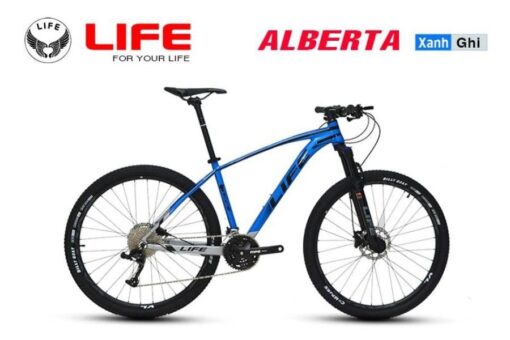 Xe đạp địa Hình Life Alberta Xanh Ghi