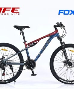 Xe đạp địa Hình Life Fox đỏ Xanh