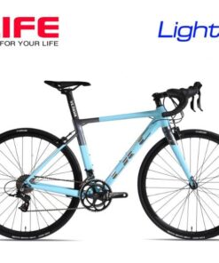 Xe đạp đua life light màu xanh ghi