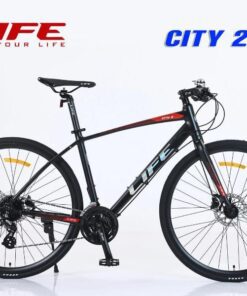 Xe đạp Touring Life City 2 giảm ngay 222K 44 Xe đạp Life City2 Màu đen