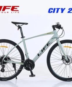 Xe đạp Touring Life City 2 giảm ngay 222K 43 Xe đạp Life City2 Màu Ghi