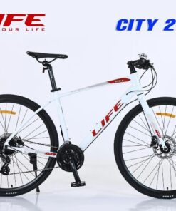 Xe đạp Touring Life City 2 giảm ngay 222K 42 Xe đạp Life City2 Màu Trắng