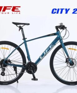 Xe đạp Touring Life City 2 giảm ngay 222K 40 Xe đạp Life City2 Màu Xanh