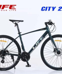 Xe đạp Touring Life City 2 giảm ngay 222K 41 Xe đạp Life City2 Màu Xanh Rêu
