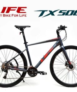 Xe đạp touring Life TX500 giảm luôn 500K 38 Xe đạp Life Tx500 Màu Ghi