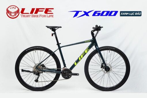 Xe đạp Life Tx600 Xanh