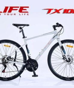 Xe đạp Touring Life TX100 siêu giảm 255K 36 Xe đạp life tx100 màu bạc