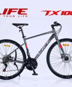 Xe đạp Touring Life TX100 siêu giảm 255K 35 Xe đạp life tx100 màu ghi