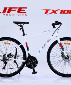 Xe đạp Touring Life TX100 siêu giảm 255K 34 Xe đạp life tx100 màu trắng