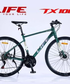 Xe đạp Touring Life TX100 siêu giảm 255K 33 Xe đạp life tx100 màu xanh biếc