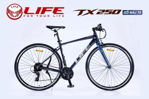 Xe đạp Life Tx250 Màu đổi Màu Xanh