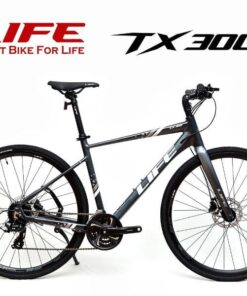 Xe đạp life tx300 màu ghi