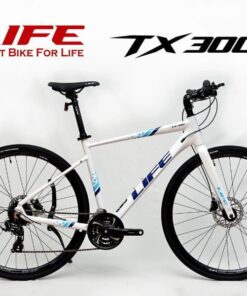 Xe đạp life tx300 màu trắng