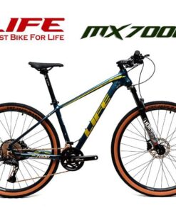 Xe đạp Life Mx7000 Màu Ghi Xanh