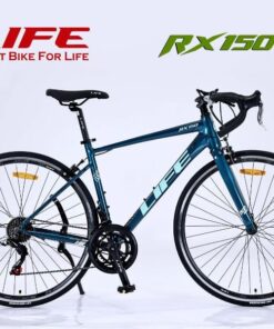 Xe đạp đua Life RX150 giảm giá 350k + quà tặng và Km 33 xe đạp đua life rx150 màu xanh