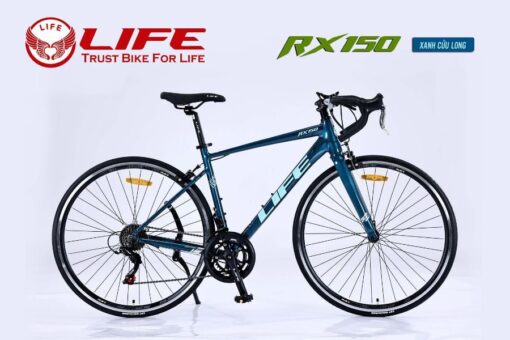 xe đạp đua life rx150 màu xanh