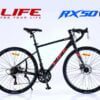 Xe đạp đua Life RX50 hợp kim nhôm, Shimano, tay đề phụ 63 xe đạp đua life rx50 màu đen