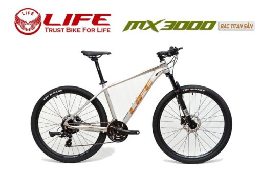 Xe đạp Life Mx3000 Màu Bạc Tian Sần
