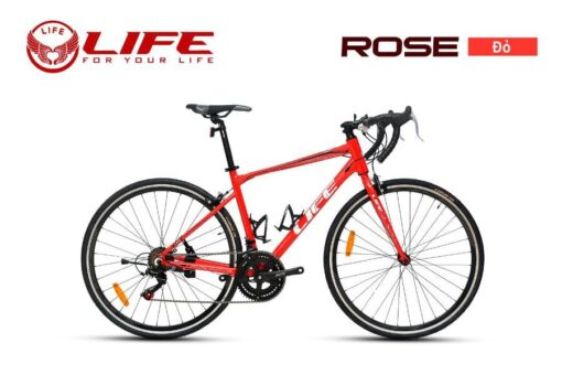 xe đạp life rose màu đỏ