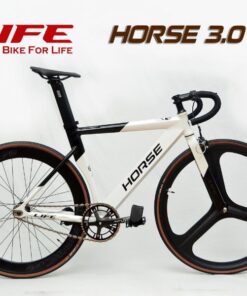 Xe đạp Fixed Gear Life Horse 3.0 giảm giá 500K 39 Xe đạp Fixed Gear Life Horse 3.0 đen Trắng