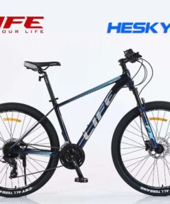 Xe đạp địa Hình Life Hesky Màu Xanh Bạc