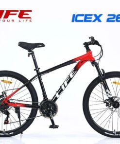 Xe đạp địa Hình Life Icex 26 Màu đen đỏ