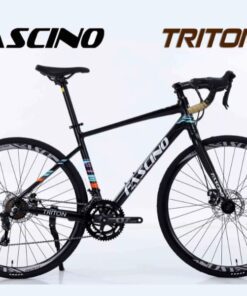 Xe đạp đua Fascino Triton Màu đen Sần