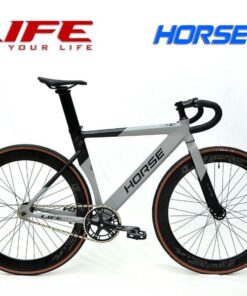 Xe đạp Fixed Gear Life Horse giảm giá 299K 34 Xe đạp Fixed Gear Life Horse Màu đất Sét đen