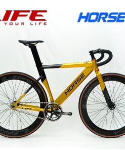 Xe đạp Fixed Gear Life Horse Màu đen Vàng