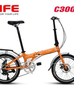 Xe đạp Gấp Life C300 Màu Vàng