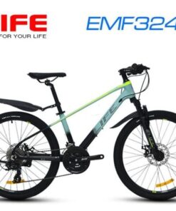 Xe đạp địa hình Life EMF324 giảm giá 333K 33 Xe đạp Life Emf324 Ghi Vàng