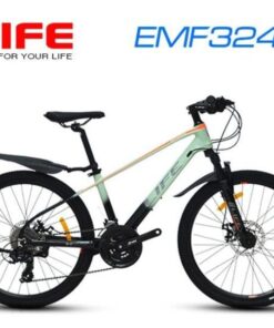 Xe đạp địa hình Life EMF324 giảm giá 333K 32 Xe đạp Life Emf324 Màu Ghi Cam