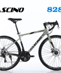 Xe đạp đua Fascino 828 Màu Ghi Vàng