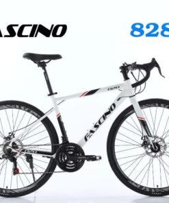 Xe đạp đua Fascino 828 Màu Trắng đỏ