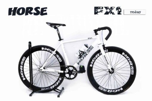 Xe đạp Fixed Gear Horse Fx1 Màu Trắng