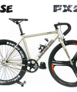 Xe đạp Fixed Gear Horse FX2 vành đúc 3 đao giảm giá 310K 40 Xe đạp Fixed Gear Horse Fx2 Màu Bạc
