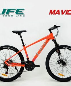 Xe đạp địa hình Life MAVIC chính hãng giảm giá 290K 42 Xe đạp Life Mavic Màu Cam Xanh