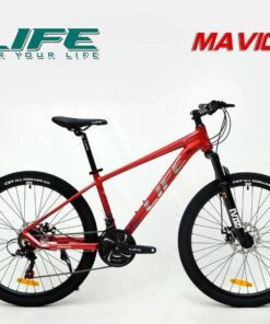 Xe đạp địa hình Life MAVIC chính hãng giảm giá 290K 41 Xe đạp Life Mavic Màu đỏ Xanh