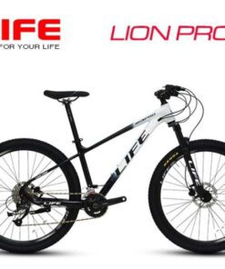 Xe đạp địa hình Life Lion Pro chính hãng giảm giá 399K 27 Xe đạp Lion Pro đen Trắng