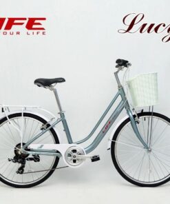 Xe đạp Mini Life Lucy Màu Ghi