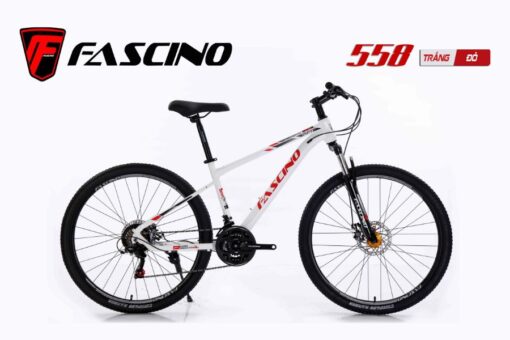 Xe đạp địa Hình Fascino 558 Màu Trắng đỏ