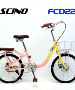 Xe đạp mini nữ Fascino FCD22 giảm giá 300K 23 Xe đạp Mini Fascino Fcd22 Hồng Vàng
